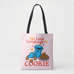 Cookie Monster Alla hjärtans dagsoffert Tygkasse