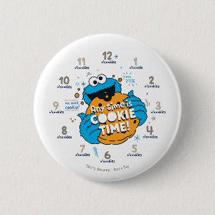 Cookie Monster Alltid är det Cookie Tid Knapp