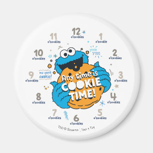 Cookie Monster   Alltid är det Cookie Tid Magnet