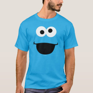 Cookie Monster-ansikte konst T-shirt