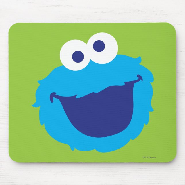 Cookie Monster Ansikte Musmatta (Framsidan)