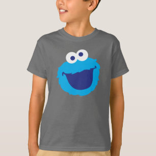 Cookie Monster-ansikte T-shirt