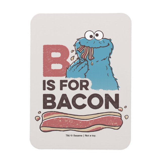 Cookie Monster | B är för Bacon Magnet (Vertikal)