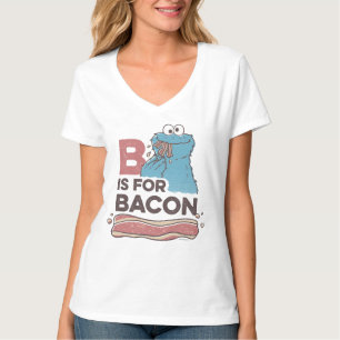 Cookie Monster B är för Bacon T Shirt