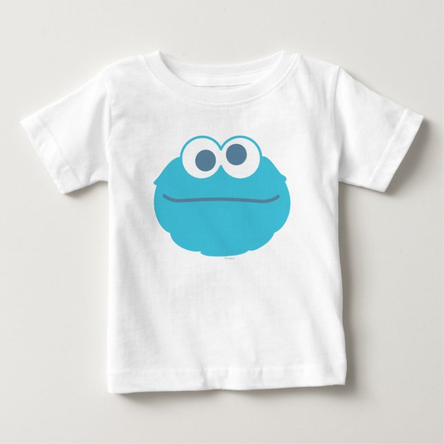 Cookie Monster Baby Big Ansikte Tröja (Framsida)