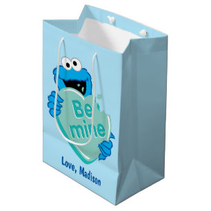 Cookie Monster "Be Mine" Valentines hjärtgodis