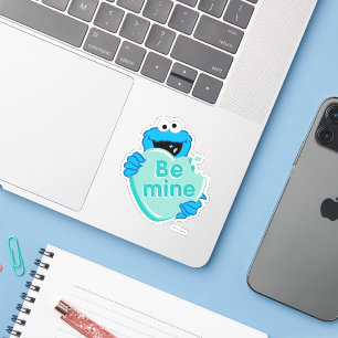 Cookie Monster "Be Mine" Valentines hjärtgodis Klistermärken