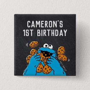 Cookie Monster Birthday Chalkboard Knapp