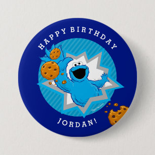 Cookie Monster Birthday Knapp