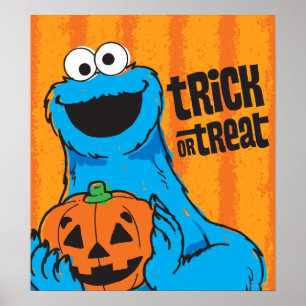 Cookie Monster - Bus eller godis Poster