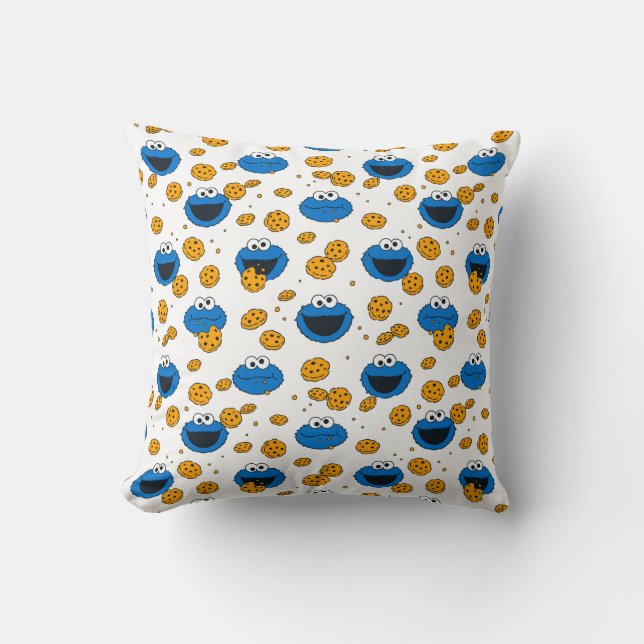 Cookie Monster | C är avsett för Cookie Mönster Kudde (Framsida)