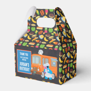 Cookie Monster Chalkboard Food Lastbil Birthday Presentaskar