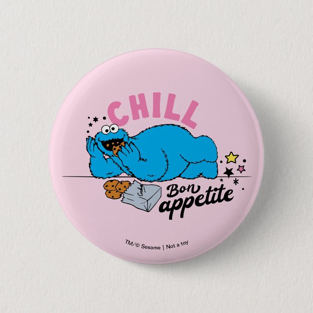 Cookie Monster | Chill Bon Appetite Knapp (Framsida)
