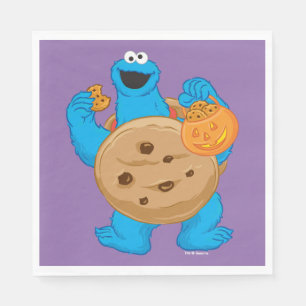 Cookie Monster Cookie Costume Pappersservett