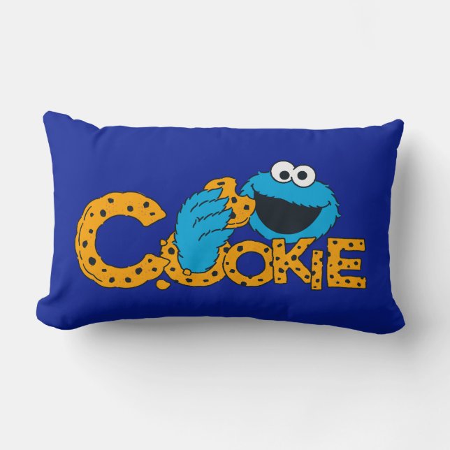 Cookie Monster | Cookie! Lumbarkudde (Framsida)