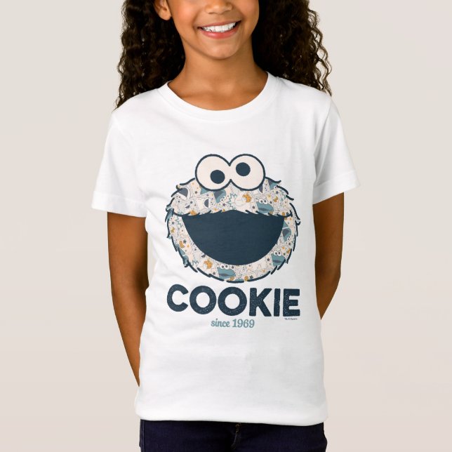 Cookie Monster | Cookie sedan 1969 Tee Shirt (Framsida)