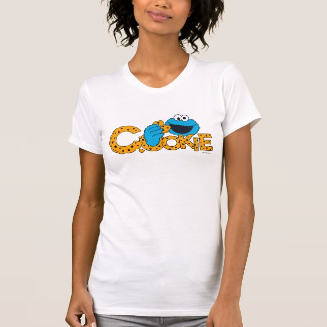Cookie Monster | Cookie! T Shirt (Framsida)