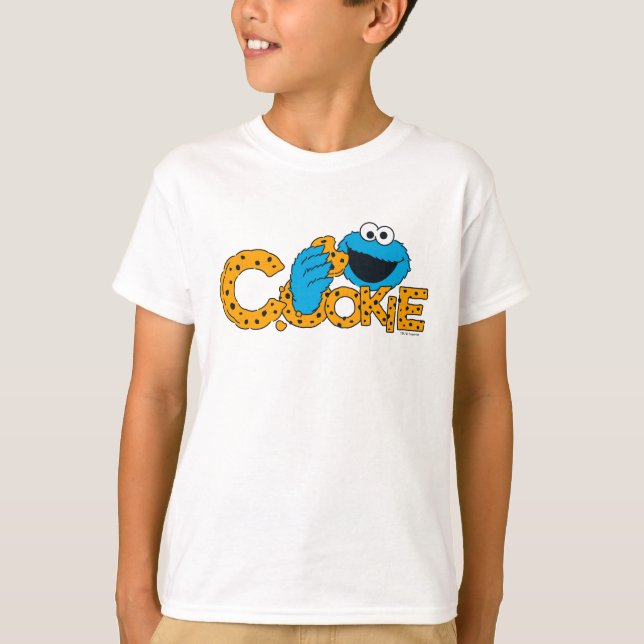 Cookie Monster | Cookie! Tee Shirt (Framsida)