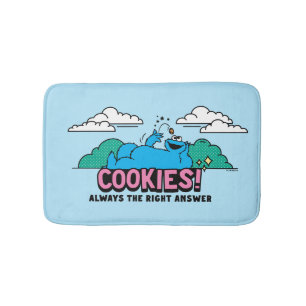 Cookie Monster Cookies Alltid svar på Högerna Badrumsmatta