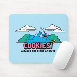 Cookie Monster Cookies Alltid svar på Högerna Musmatta