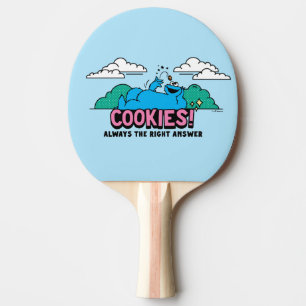 Cookie Monster   Cookies Alltid svar på Högerna Pingisracket