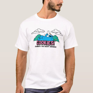 Cookie Monster   Cookies Alltid svar på Högerna T Shirt