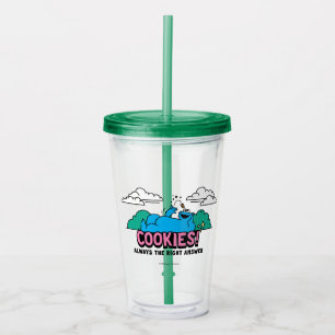 Cookie Monster Cookies Alltid svar på Högerna Take Away Mugg