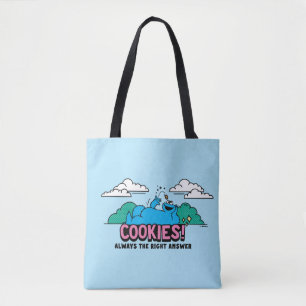 Cookie Monster Cookies Alltid svar på Högerna Tygkasse