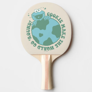 Cookie Monster   Cookies Gör World Go Round Pingisracket