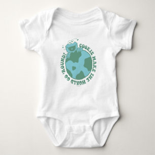 Cookie Monster Cookies Gör World Go Round T Shirt