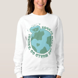 Cookie Monster   Cookies Gör World Go Round T Shirt