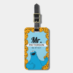 Cookie Monster Couples bagagetag Bagagebricka