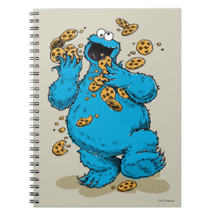 Cookie Monster Crazy Cookies Anteckningsbok Med Spiral