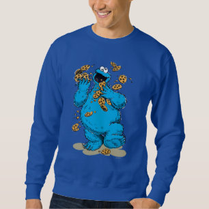 Cookie Monster Crazy Cookies Lång Ärmad Tröja