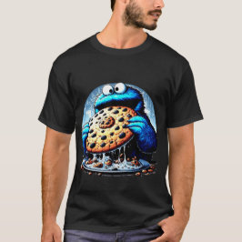Cookie Monster Devoring a Giant Chocolate Chip T Shirt