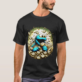 Cookie Monster Devoring a Giant Chocolate Chip T Shirt