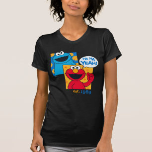 Cookie Monster & Elmo   Ha Ha Ha Ja Tee Shirt