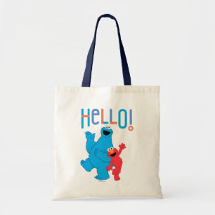Cookie Monster & Elmo Hej! Tygkasse