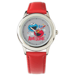 Cookie Monster & Elmo   Ja, jag heter Fantastisk Armbandsur
