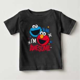 Cookie Monster & Elmo Ja, jag heter Fantastisk T-shirt