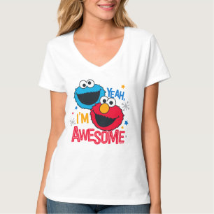 Cookie Monster & Elmo Ja, jag heter Fantastisk Tee Shirt