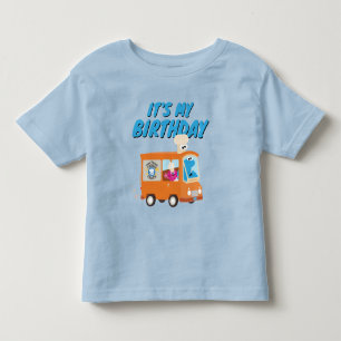 Cookie Monster Food Lastbil Det är min födelsedag T Shirt