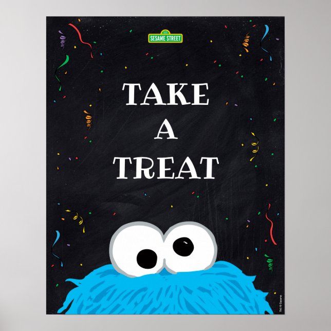 Cookie Monster | Första födelsedag: Poster (Framsidan)