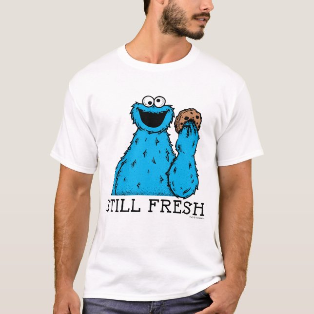 Cookie Monster | Fortfarande färsk T-shirt (Framsida)