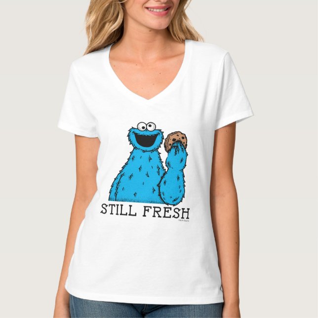 Cookie Monster | Fortsatt färsk T Shirt (Framsida)