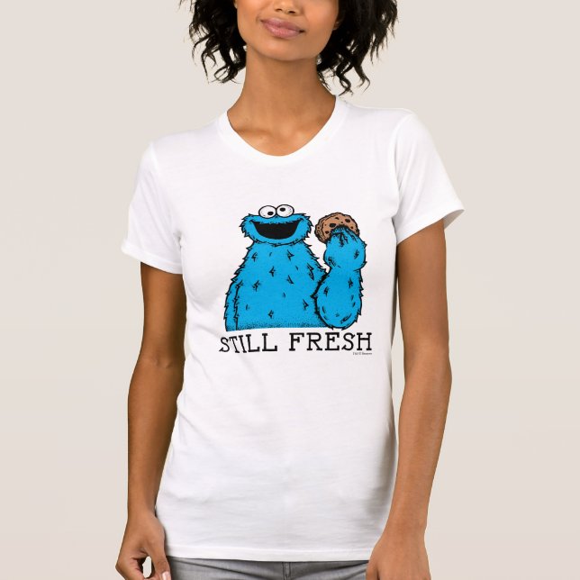 Cookie Monster | Fortsatt färsk T Shirt (Framsida)