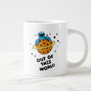 Cookie Monster Från denna värld Jumbo Mugg