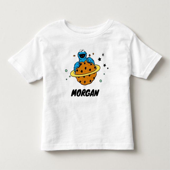 Cookie Monster | Från denna värld | Lägg till ditt T Shirt (Framsida)