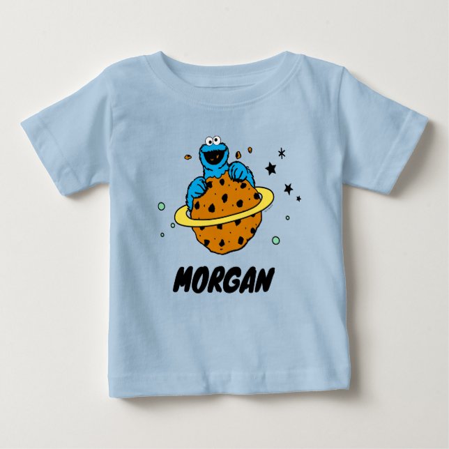 Cookie Monster | Från denna värld | Lägg till ditt T Shirt (Framsida)