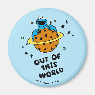 Cookie Monster Från denna värld Magnet